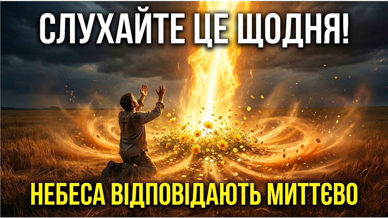 СЛУХАЙТЕ ЦЕ ЩОДНЯ! Найсильніша молитва на притягування добра та достатку✨