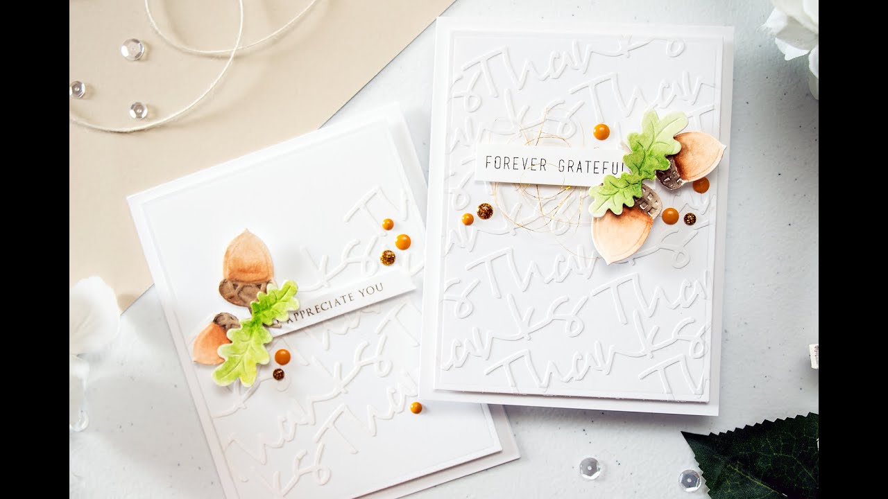 Faux Embossed Background using Word Dies