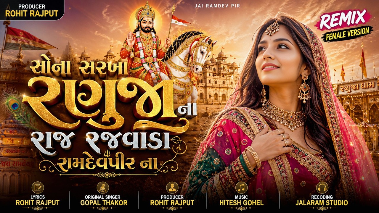 સોના સરખા રણુજાના રાજ રજવાડા રામાપીર ના | Sona Sarkha Ranuja Na Raj | Rcb Studio Official Present