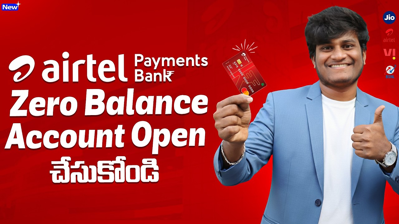 Airtel payment bank account open | Airtel payment bank account open telugu | Airtel payment bank