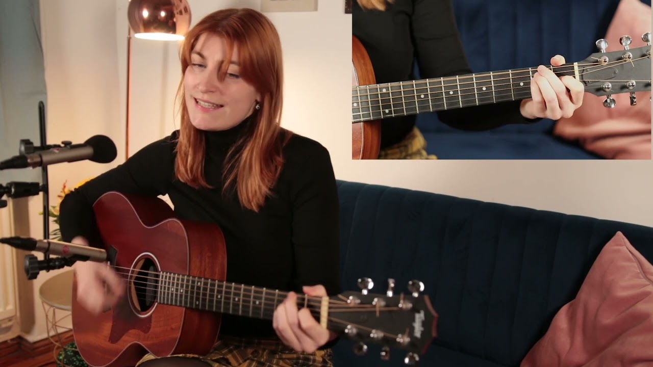 How to play "Pushing It Down and Praying" (Lizzy McAlpine) with original tuning