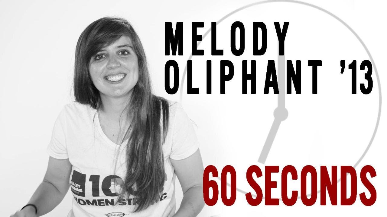 60 Seconds With Melody Oliphant '13