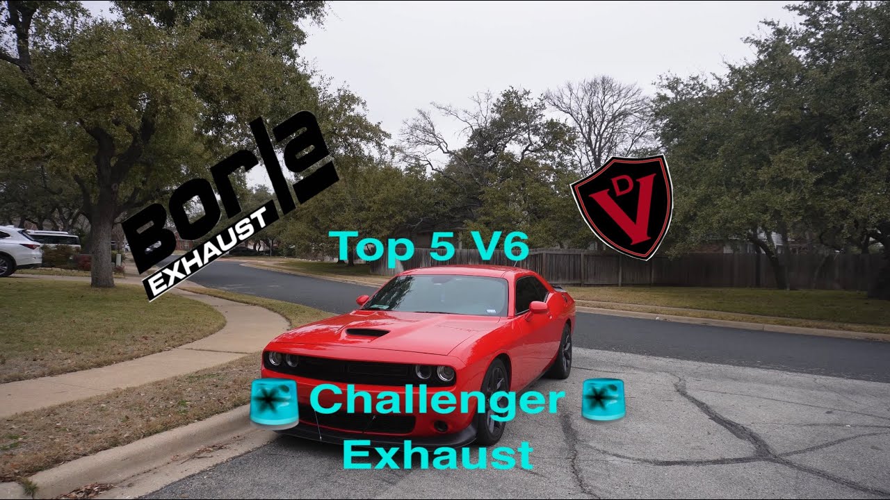 TOP 5 V6 CHALLENGER EXHAUST SYSTEMS(🚨$4000 Exhaust🚨)