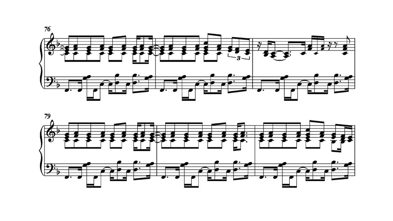 Keith Jarrett: Bremen Encore (July 12, 1973) - with sheet music