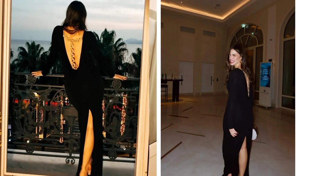 DEMET ÖZDEMİR wowed with her beauty at CANNES