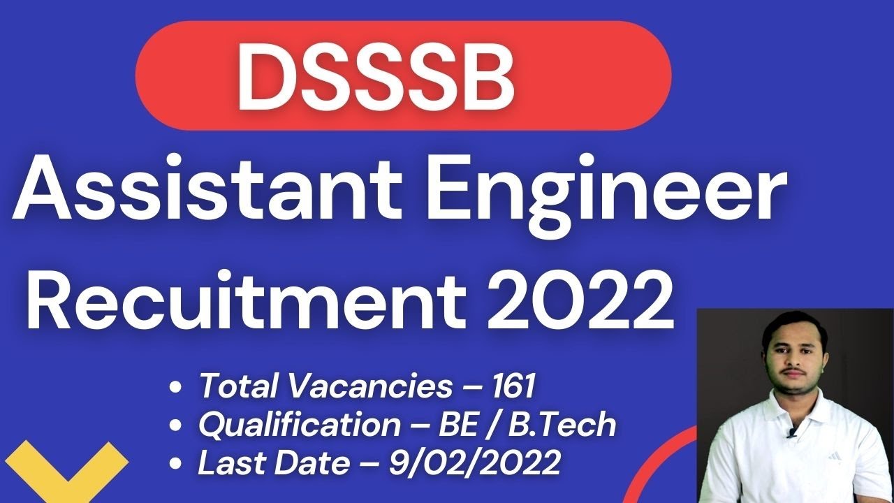 dsssb ae electrical & civil vacancy 2022 notification in hindi | dsssb recruitment 2022 notification