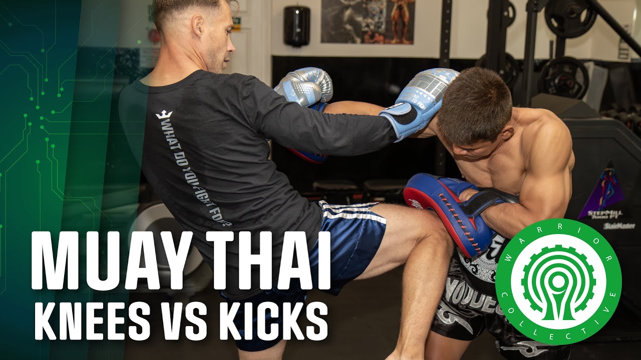 Тренировка муай-тай: защита от ударов ногами по корпусу с помощью коленей с Йоддечей Ситйодтонгом