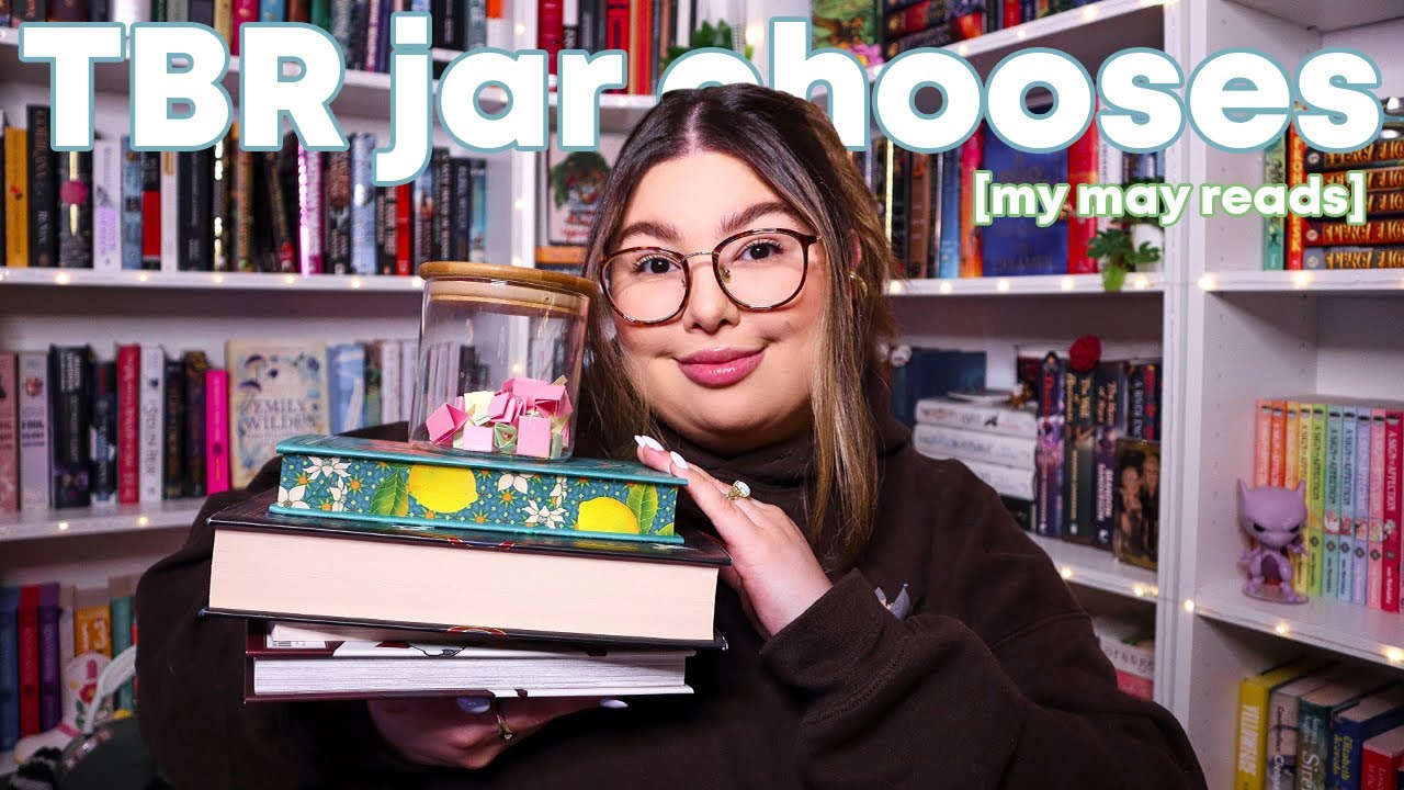 TBR prompt jar chooses my may reads! let's make a may TBR cart together 💐✨📖