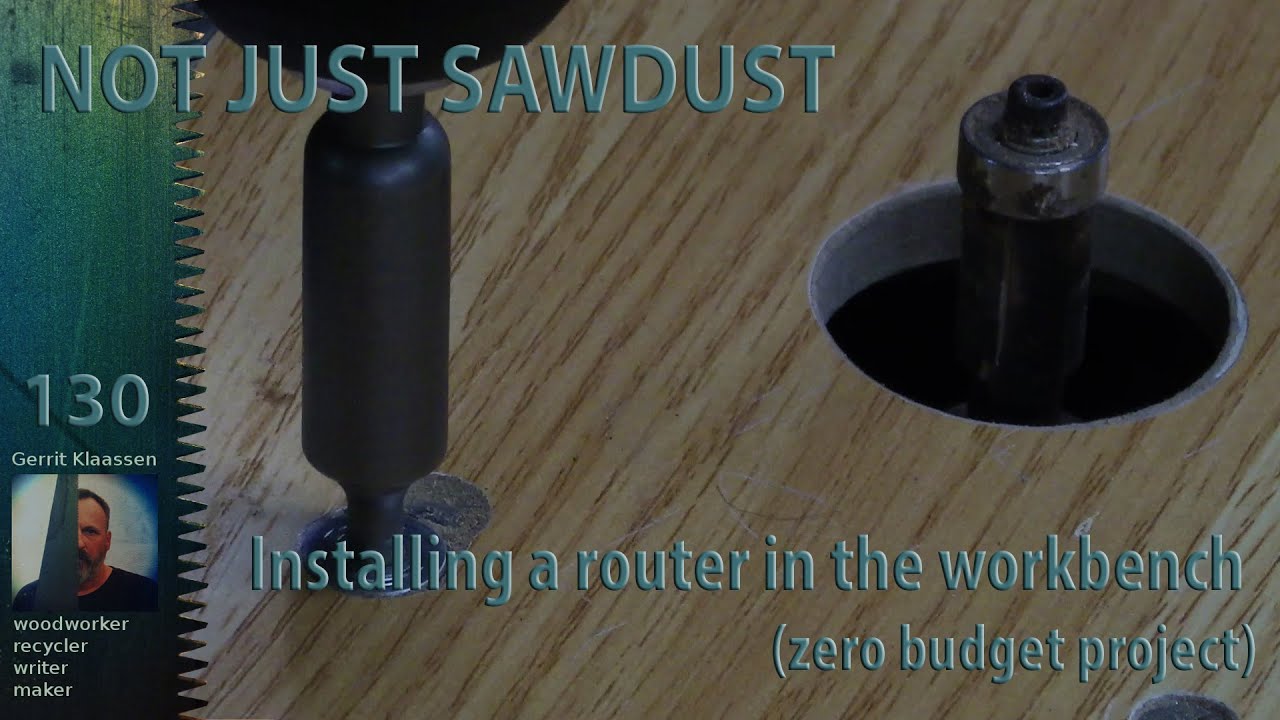 How to install a router into a workbench with no budget (#130)