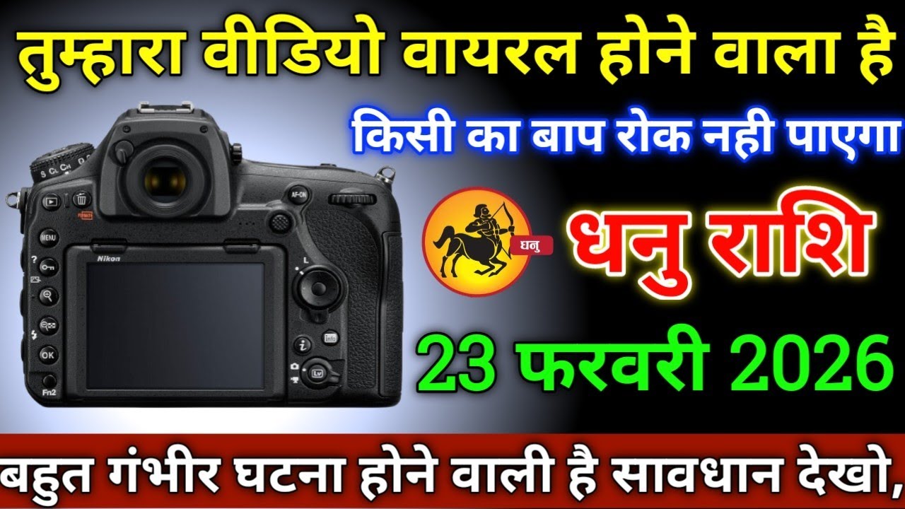 धनु राशि वालों 6 फरवरी 2026 तुम्हारा वीडियो वारयल होने वाला है बड़ी गंभीर घटना होगी सावधान,