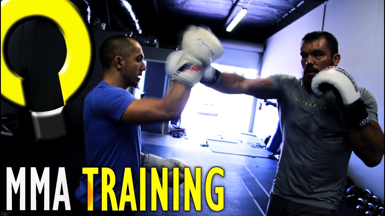 MMA training with Dean Lister - Improving boxing technique