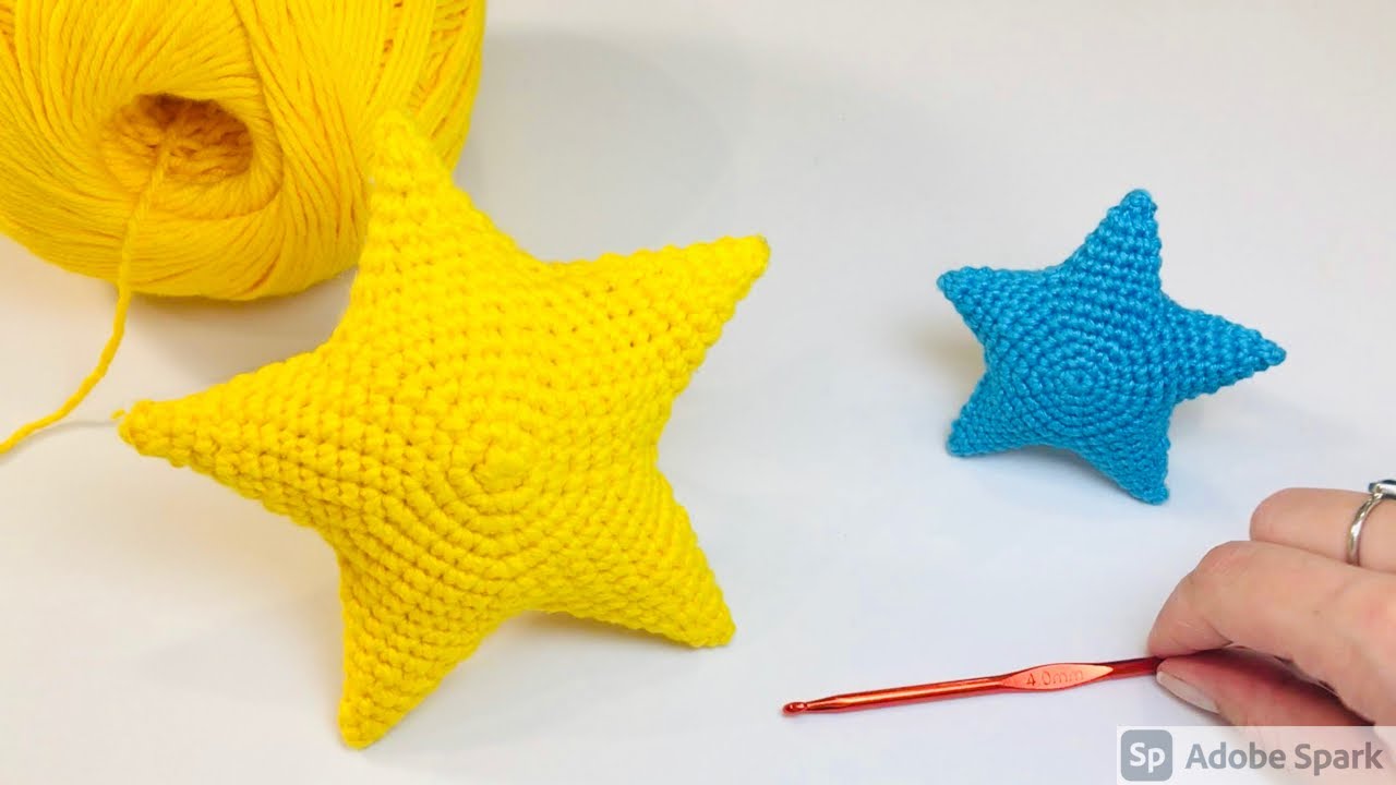 Como Fazer Estrelinha de Amigurumi: Qualquer Tamanho