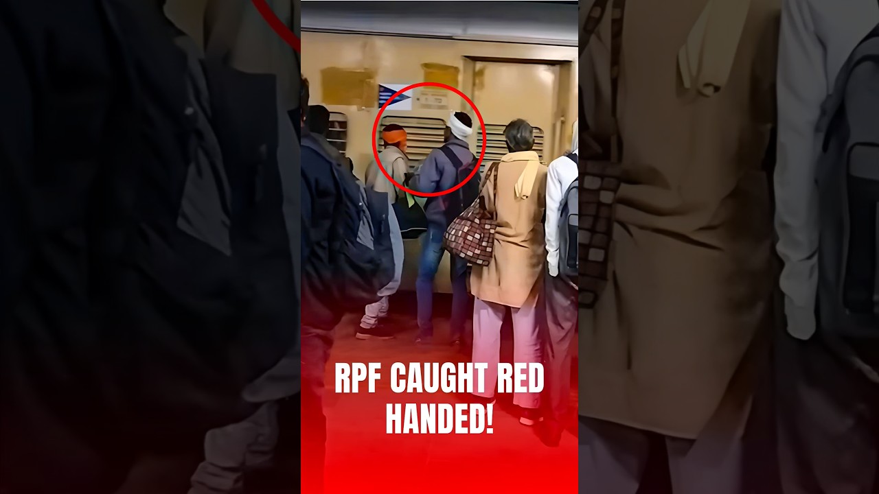 RPF in action. Caught red handed. 😂👏 