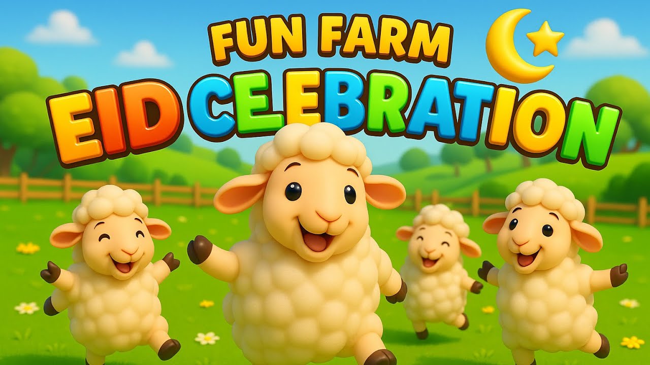 Fun Farm Eid Celebration for Kids 🐑🐄🦆 |