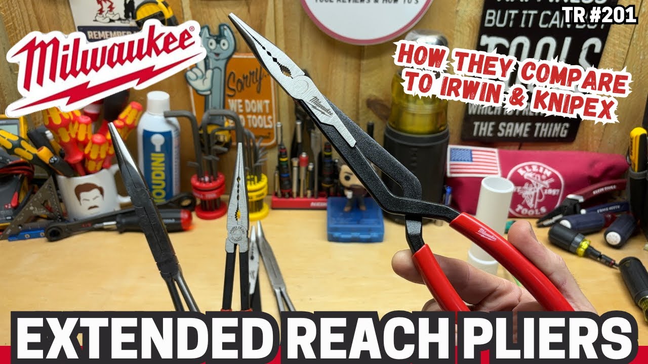 Milwaukee Long Reach Pliers - How they Compare to Irwin & Knipex