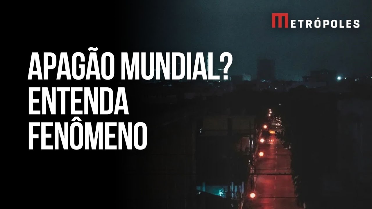 Apagão global: entenda fenômeno que ocorre nesta terça-feira