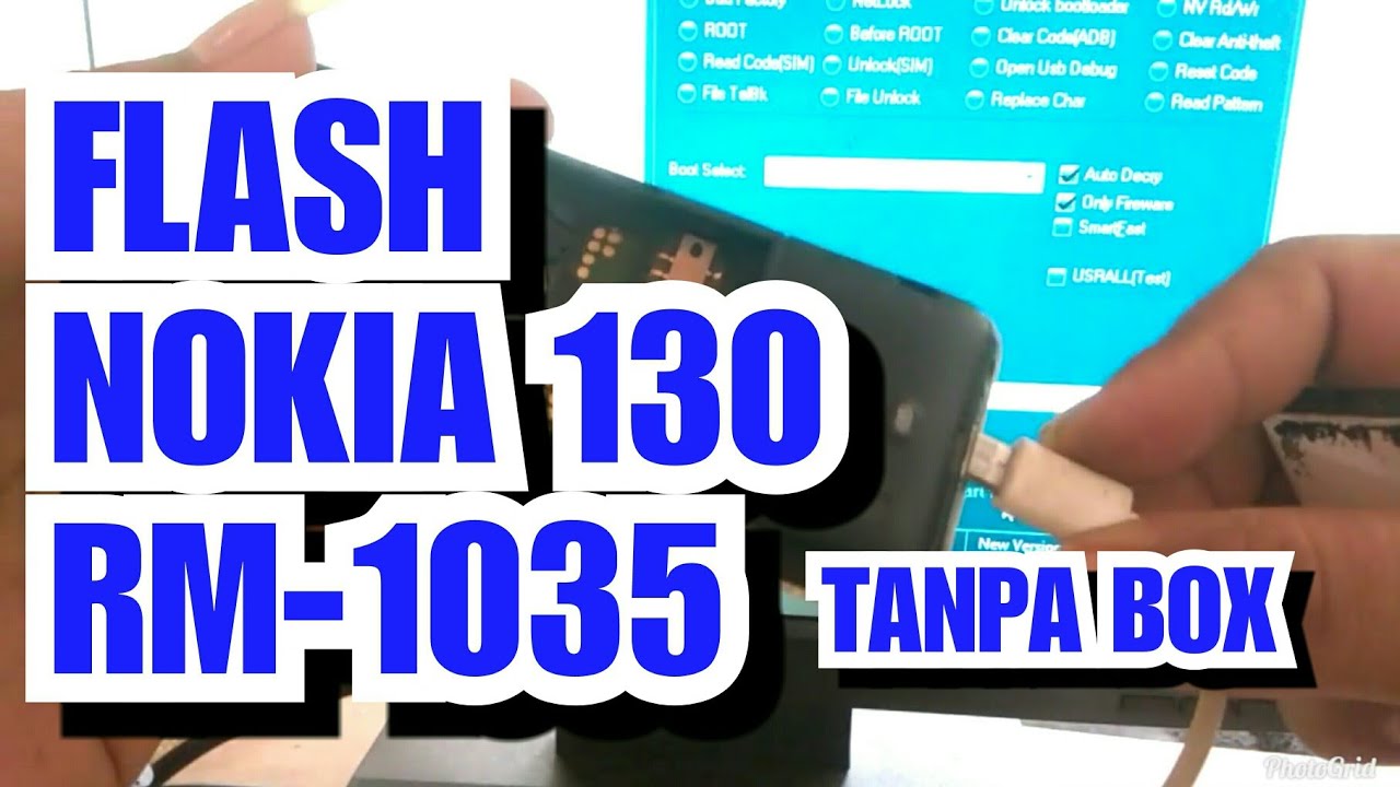 FLASH NOKIA 130 RM-1035 TESTED  tanpa BOX