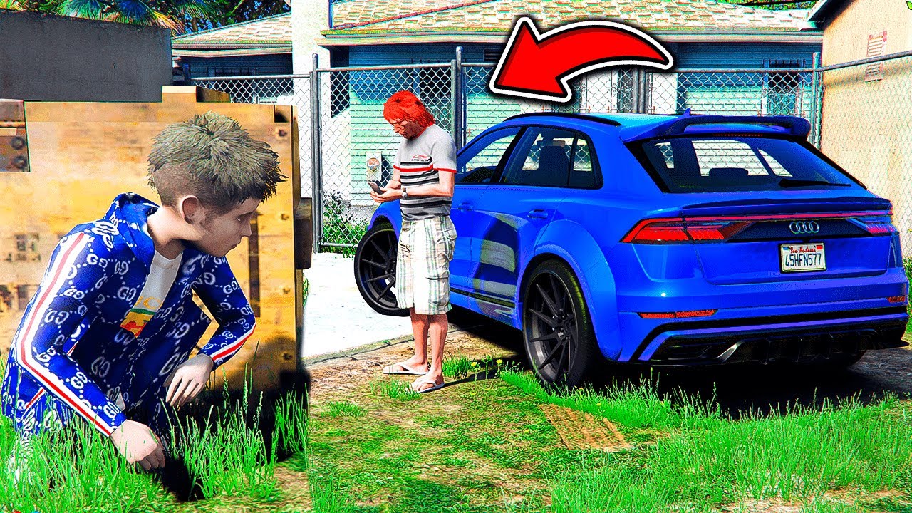 ОТЕЦ И СЫН В GTA 5 - ШКОЛЬНИК УГНАЛ У ОТЧИМА МАШИНУ И УЛЕТЕЛ В ЛОС-САНТОС ⚡ГАРВИН