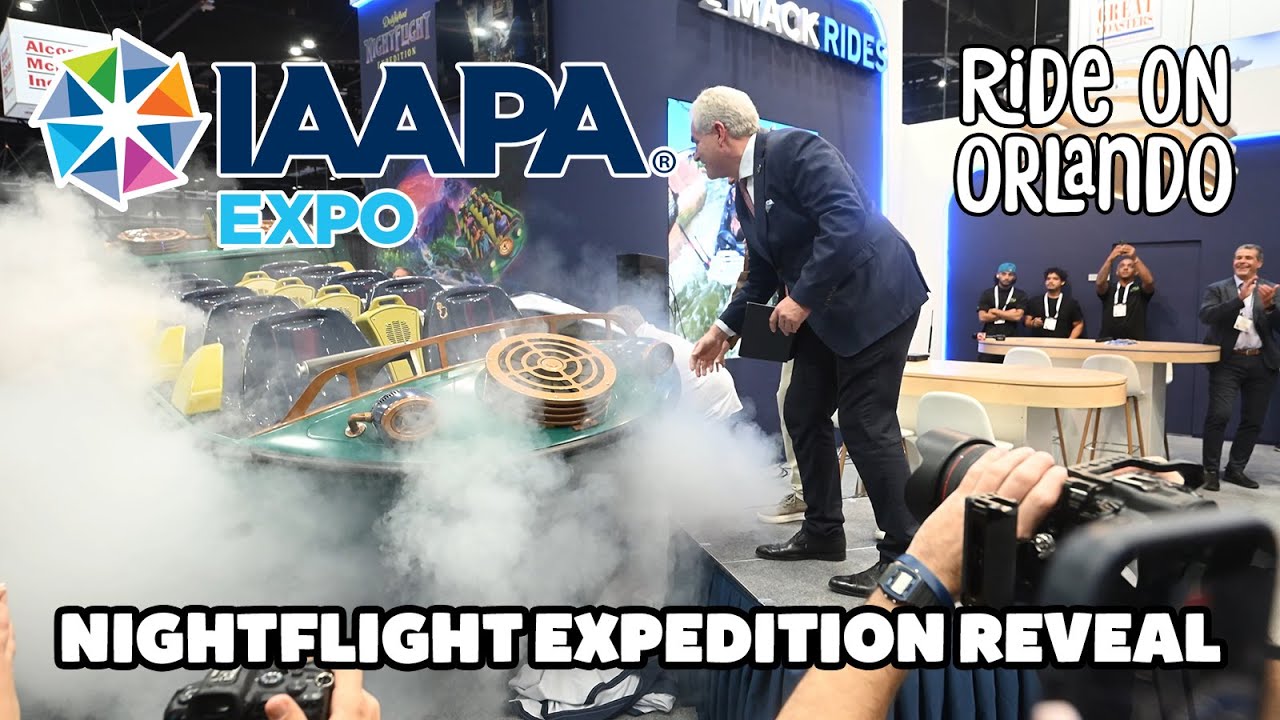 Экспедиция Dollywood NightFlight: презентация Ride Vehicle на выставке IAAPA Expo 2025