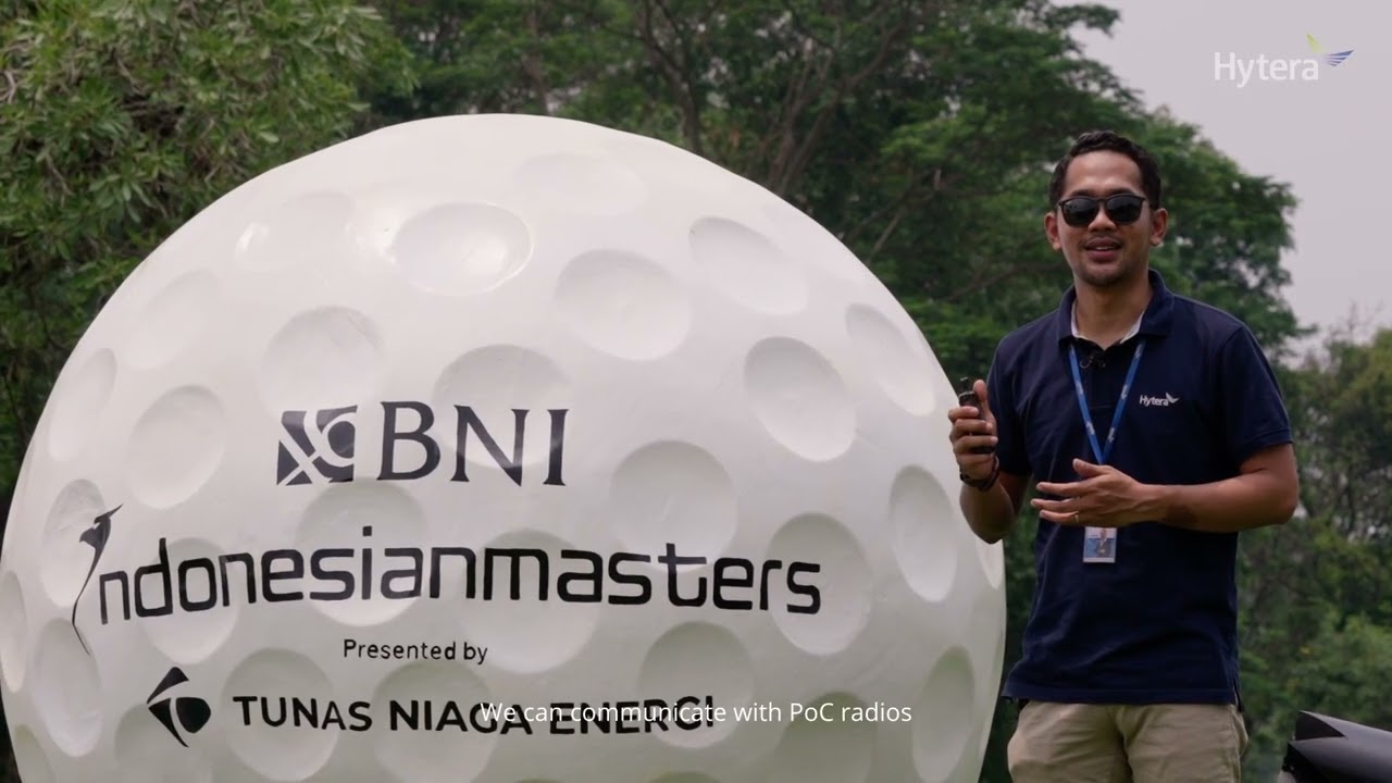 Solusi komunikasi tanpa gangguan dari #Hytera untuk Indonesian Masters Golf Event 2023