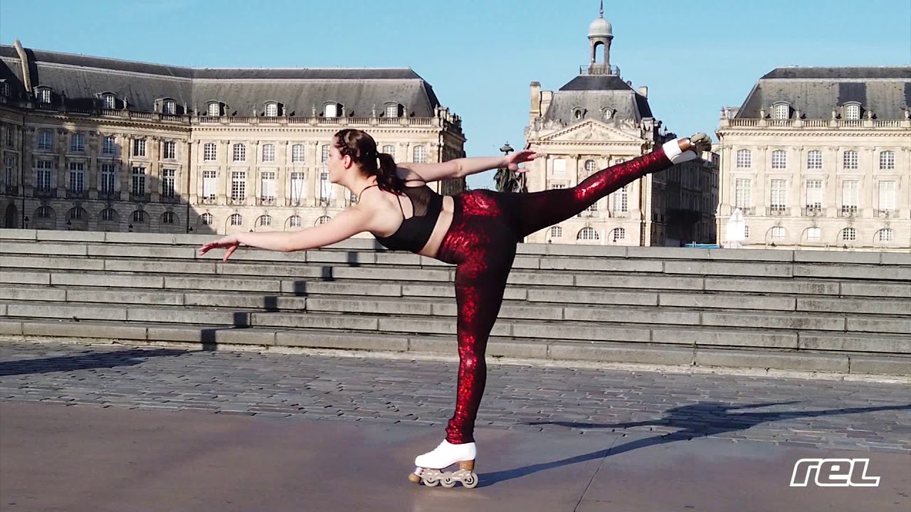 Urban inline figure skating in Bordeaux