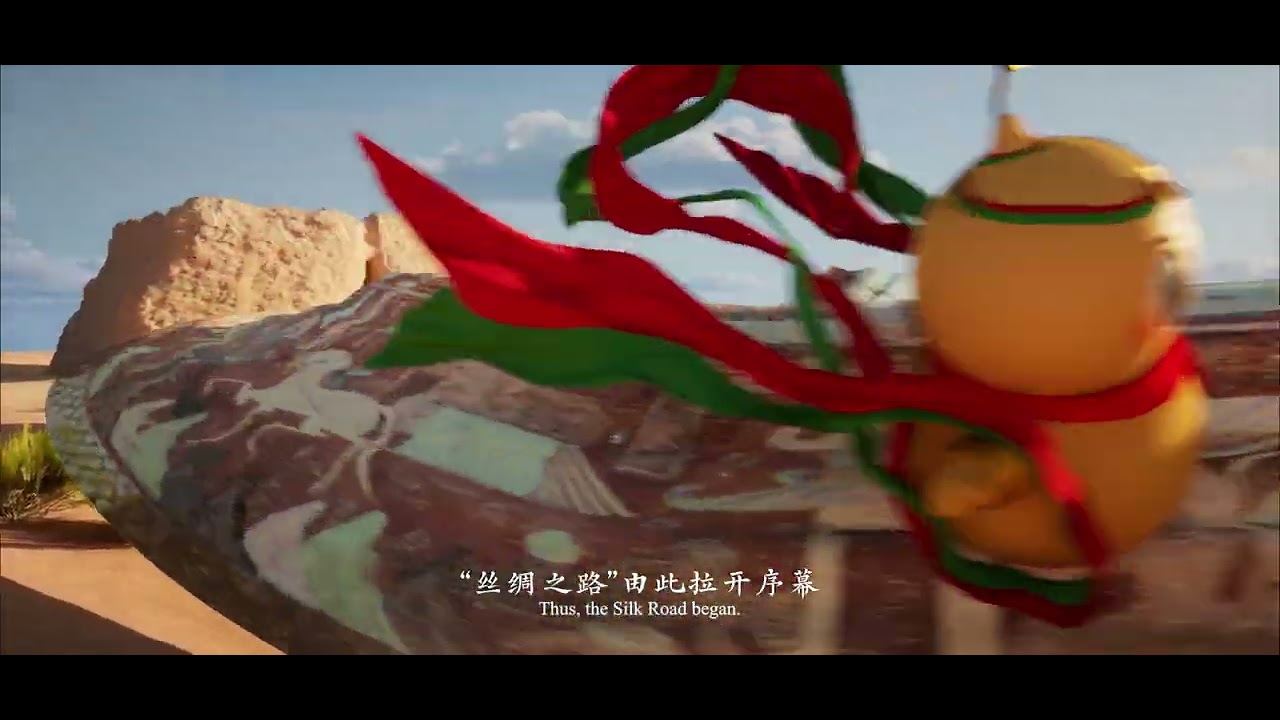 Amazing ancient Dunhuang is full of mystery!#chinalandscapes   #travel  #3Dmaking #dunhuang