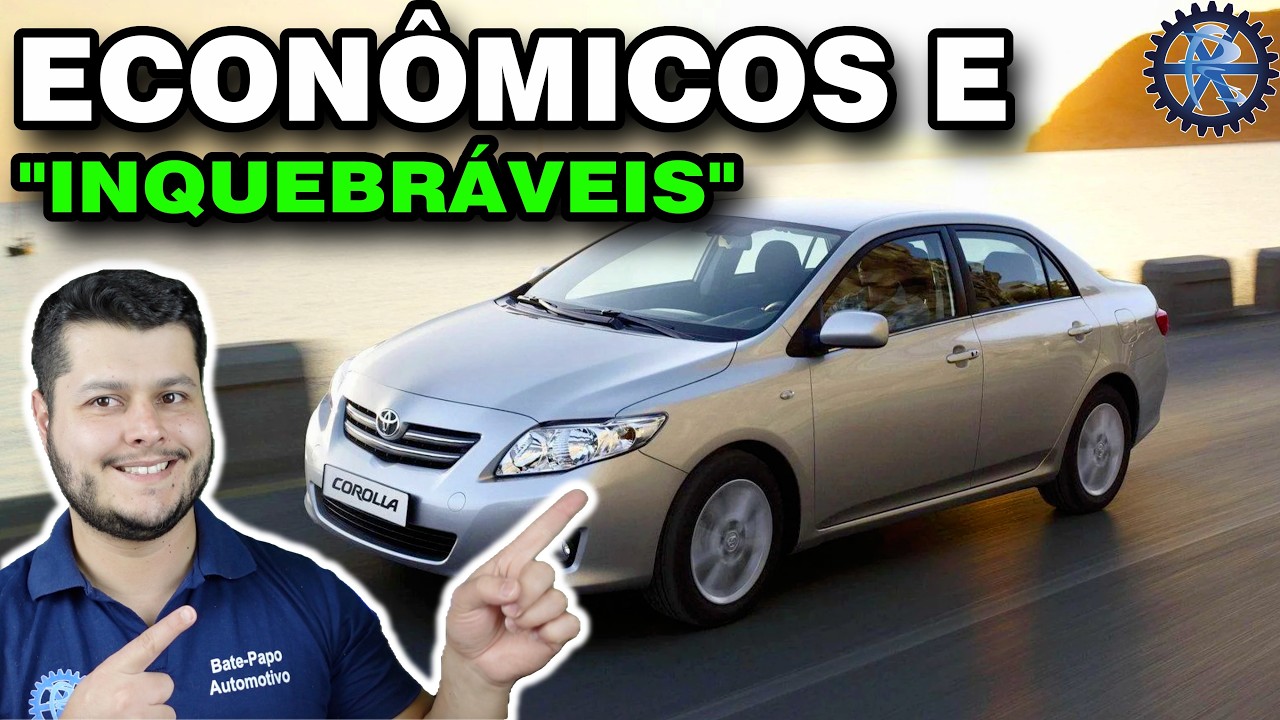 8 MELHORES CARROS ECONÔMICOS e INQUEBRÁVEIS para COMPRAR em 2025