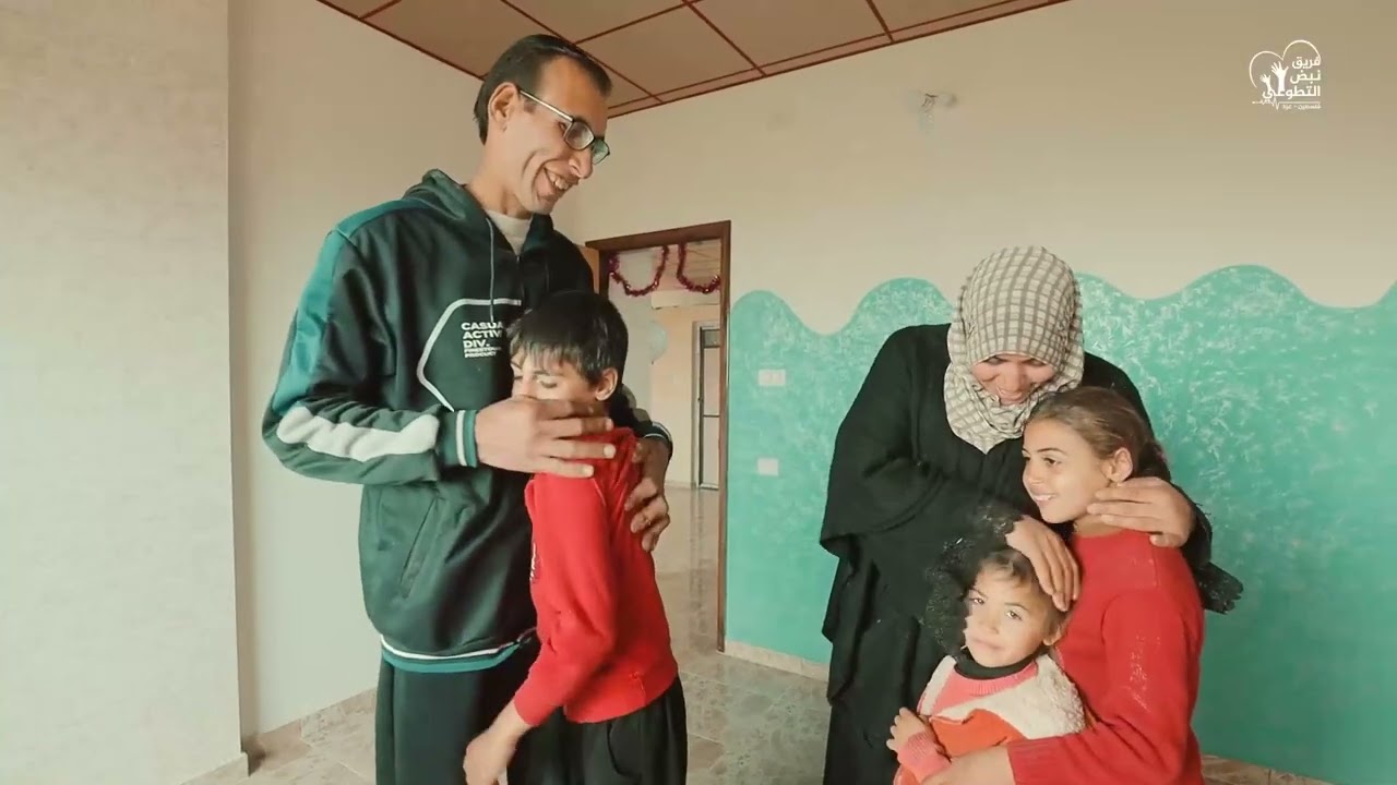 مشروع ترميم منزل عائله الحداد في غزة صدقة عن روح المرحوم توفيق فاخوري