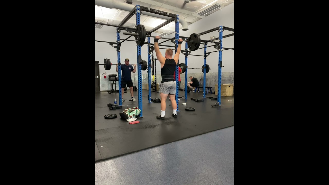 Overhead Press PR 225 x 2
