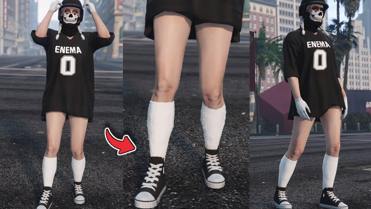 *NEW* High Top Shoes + SOCKS Tutorial! (No Transfer Glitch) GTA 5 Online