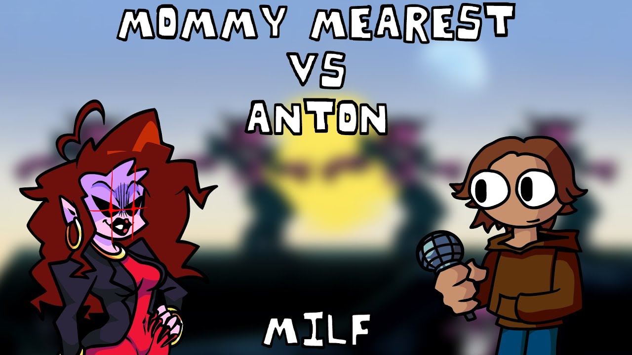 Friday Night Funkin' character test (Anton) vs Mommy Mearest, Rap Battle Cover
