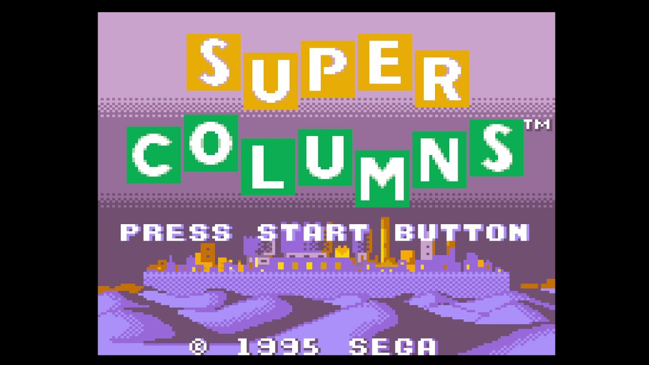 Super Columns (Game Gear) Playthrough