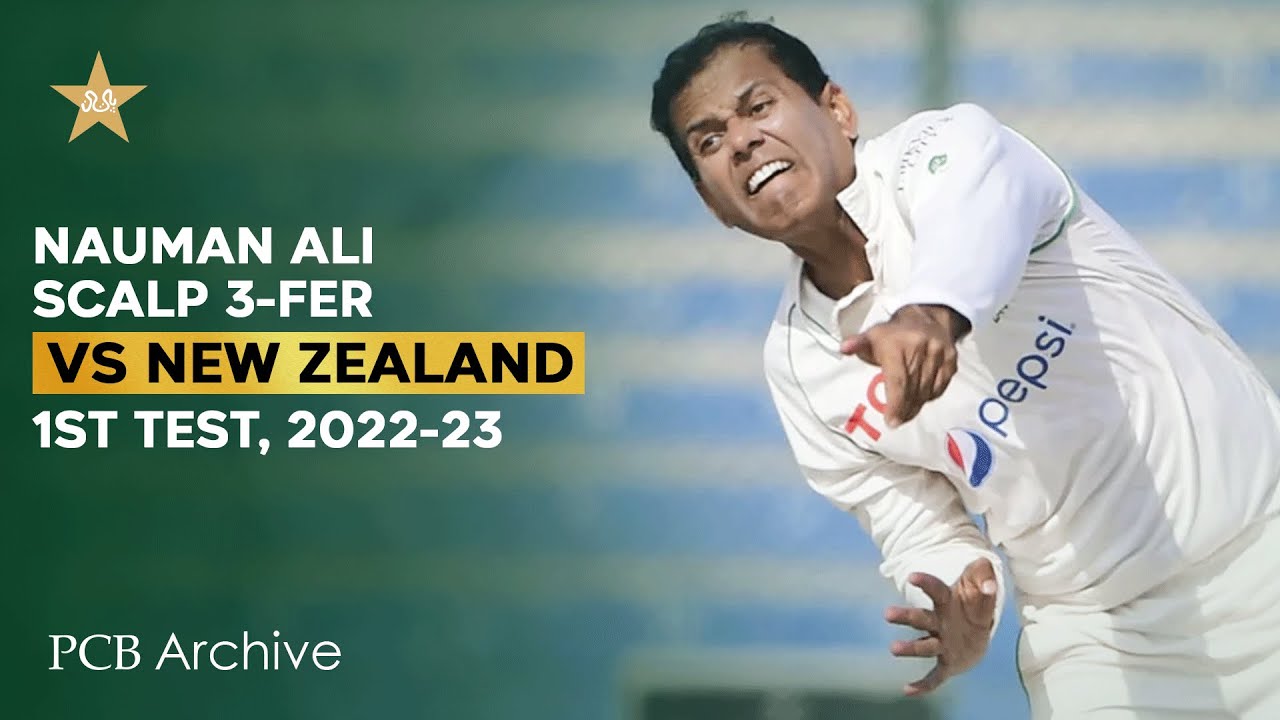 PCB Archive - Noman Ali Scalps 3️⃣-fer against the Kiwis | PAK vs NZ 1st Test 2022-23 | MZ2A