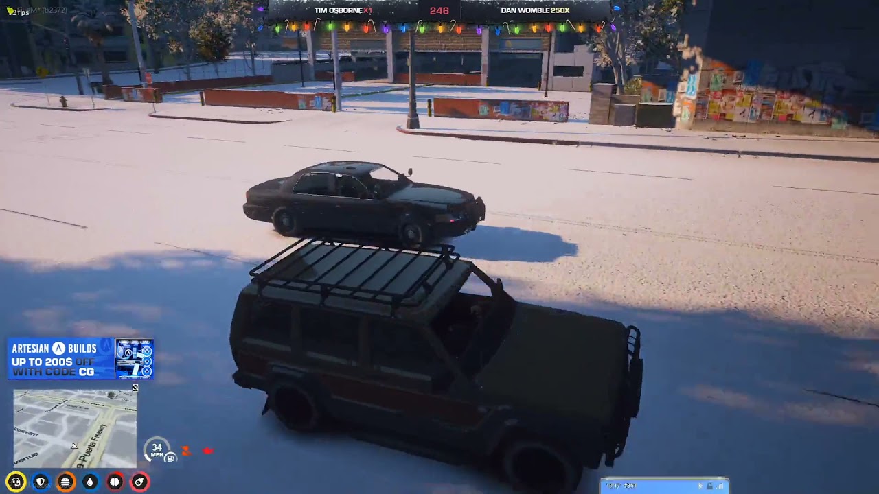 Ramee gets pulled over by Sheriff Pred