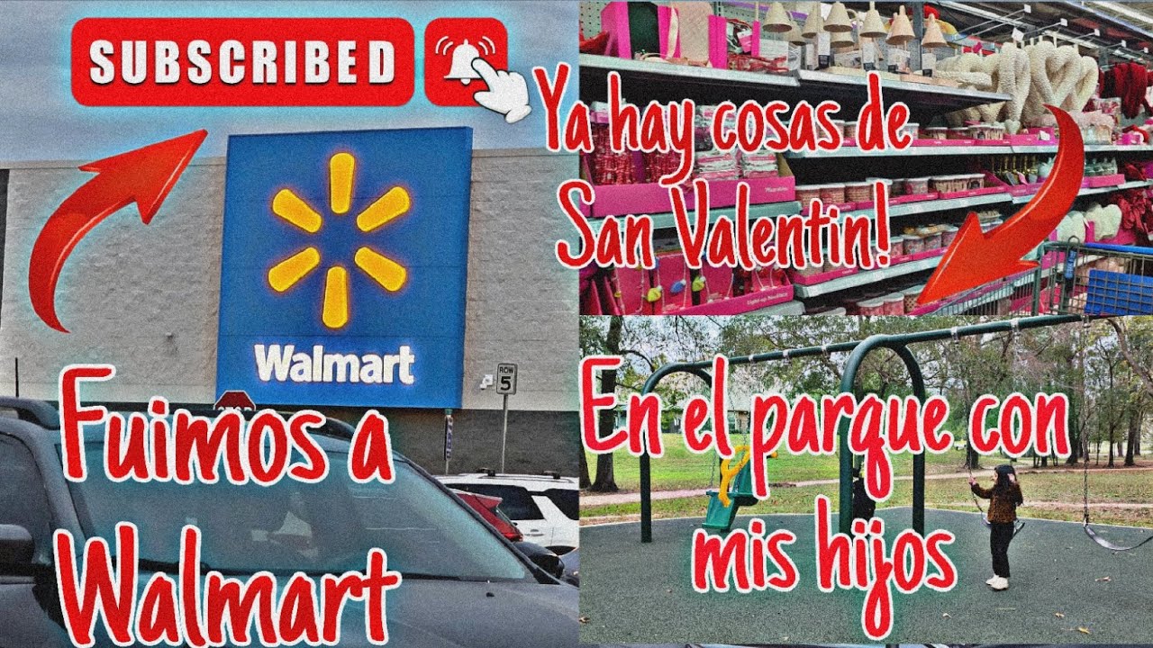 Fuimos a Walmart con mis hijos + ya tienen cosas de San Valentin!