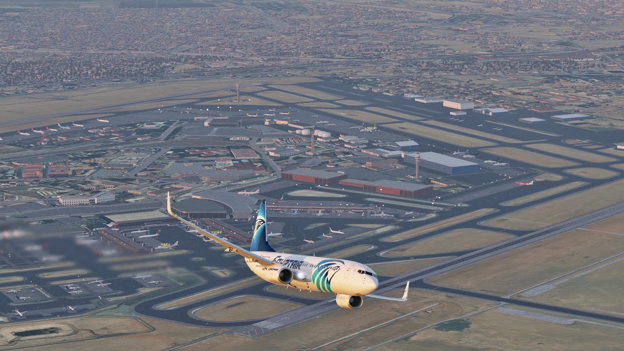 X-PLANE 12 / Cairo-Hurghada / EgyptAir MS521 / new LevelUp 737 V2 Update!