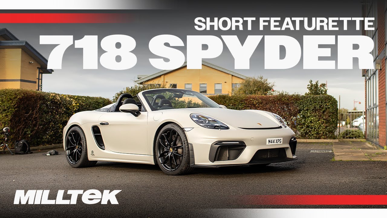 Milltek x Petrol Ped Porsche 718 Spyder | Behind the Scenes + Short Featurette 4K