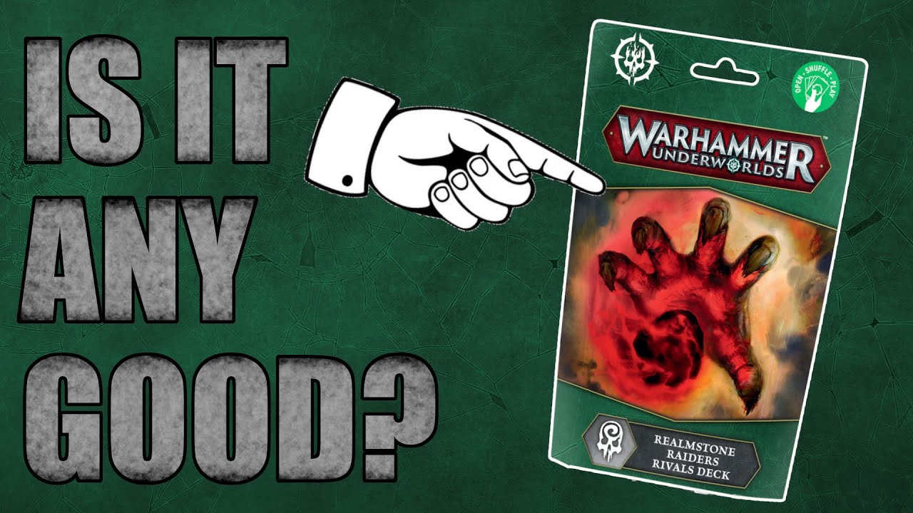 Warhammer Underworld Embergard - New Rivals Deck Review - Realmstone Raiders!