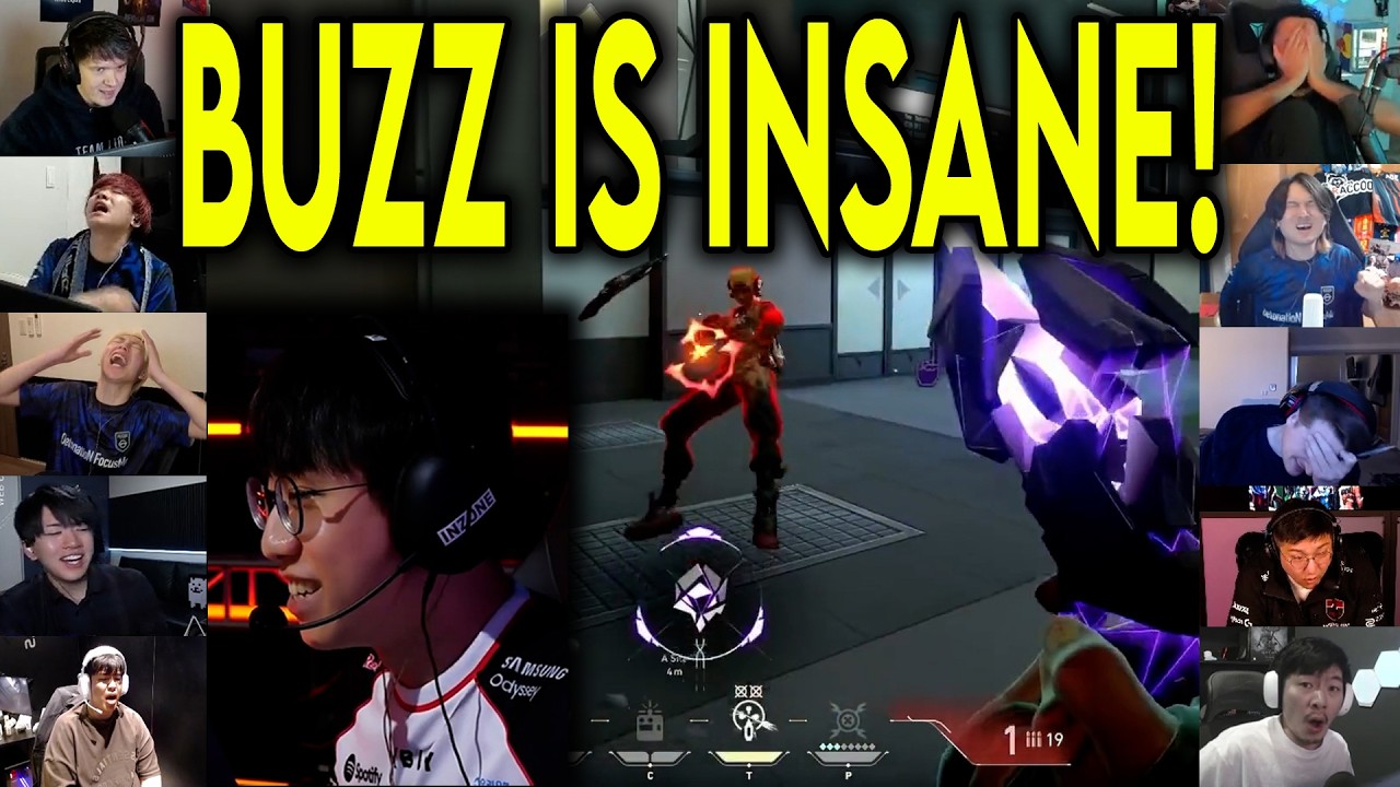 Valorant Streamers Reacts To T1 BuZz Insane 4k To CLUTCH Against DFM In VCT
