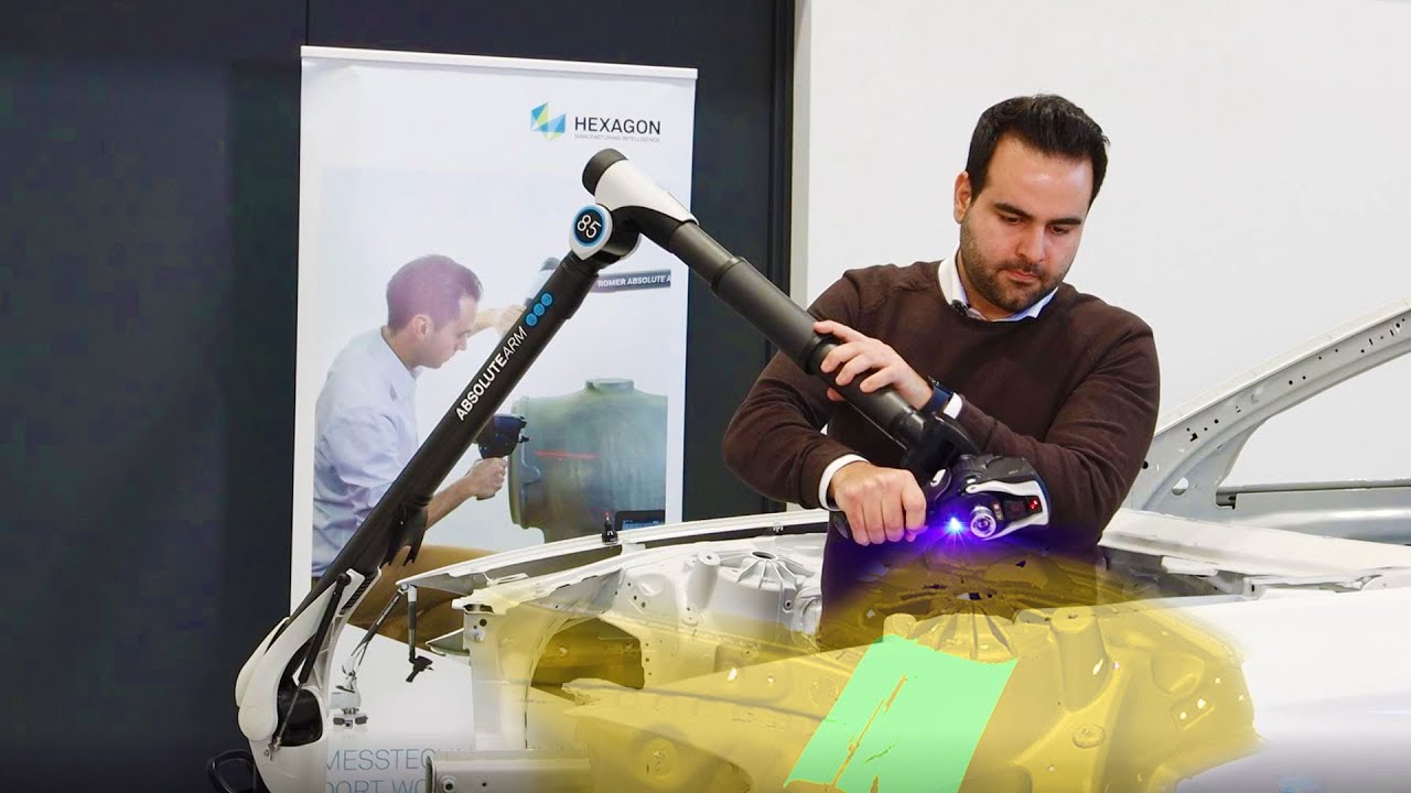 PolyWorks und Hexagon Absolute Scanner AS1 für Messarm und Laser Tracker, zwei Systeme eine Software