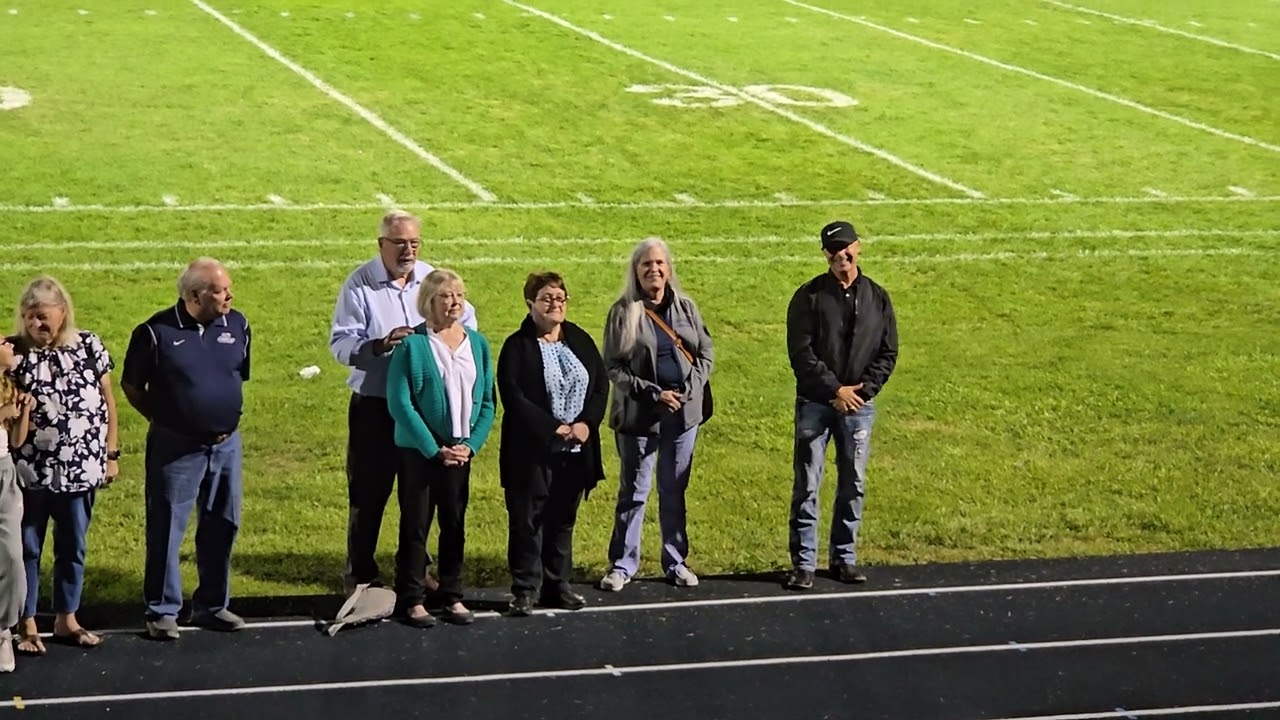 Durand High School Athletic Hall of Fame Halftime Induction Ceremony 9/19/25