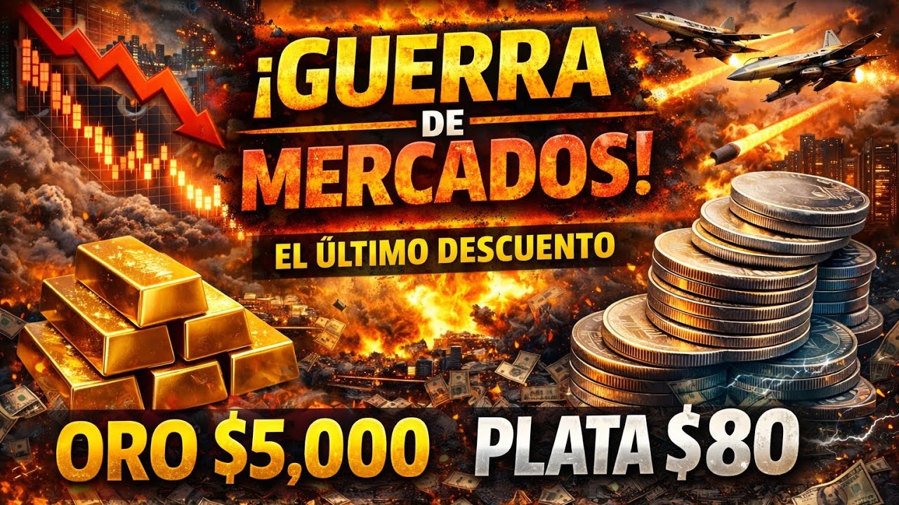 "¡LUNES NEGRO! Oro $5,000 y Plata $80 Colapsan – ¿Es Hora de Salir?"