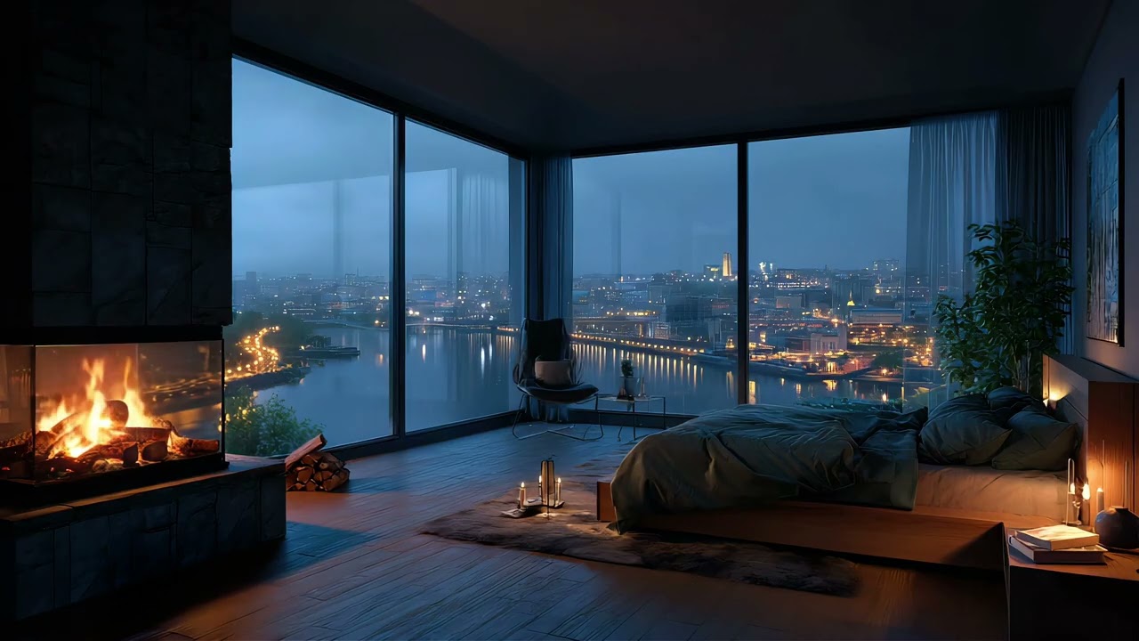 Smooth Instrumental Jazz for Bedroom at Night 🌙