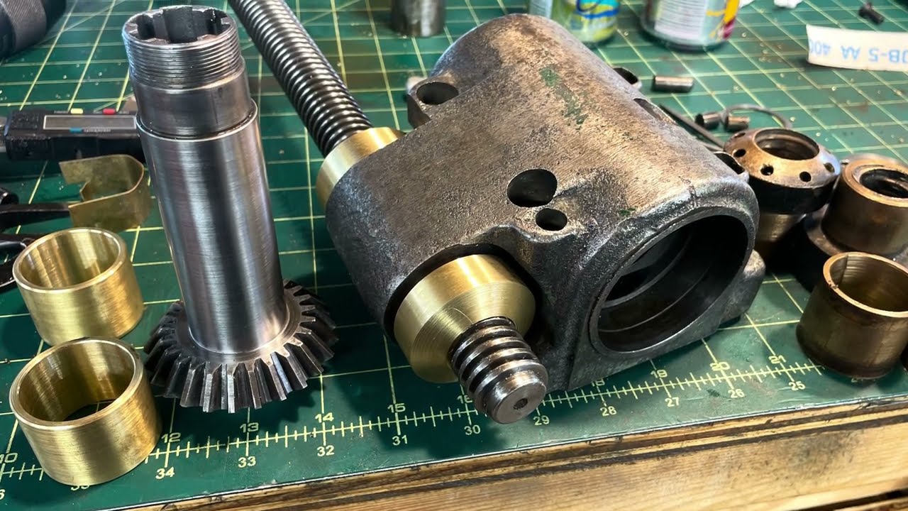 New ACME Screw and Nuts for a Vintage Van Norman Mill