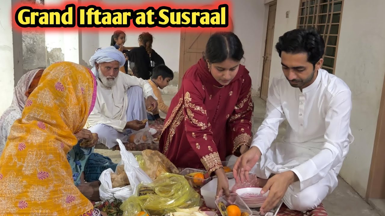 Grand Iftaar At Susraal ✨Eid Kliye Special Show Record Krwaya 💫♥️
