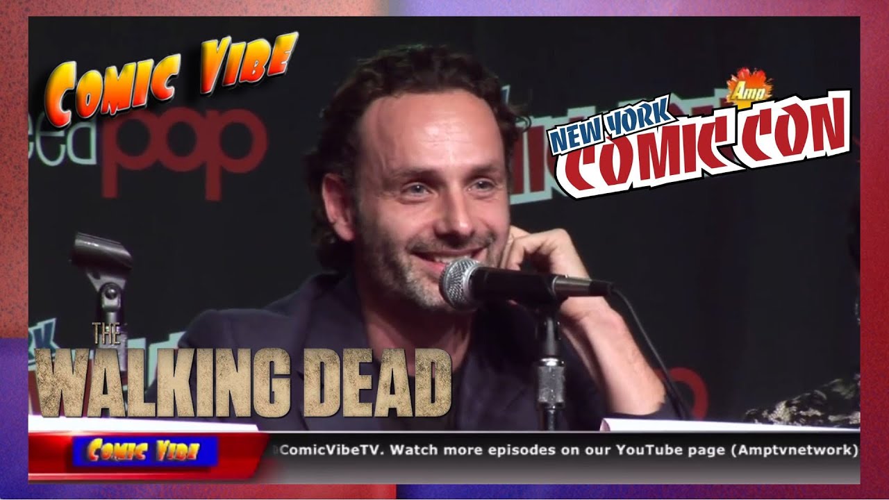 Andrew Lincoln talks about his role in the Walking Dead | New York Comic Con