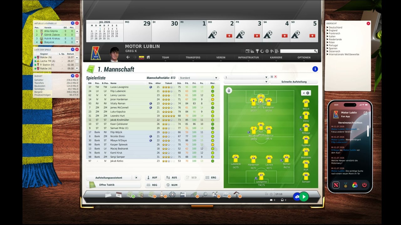 Fussball Manager 25 - 5 Tipps für eure 3D Taktiken