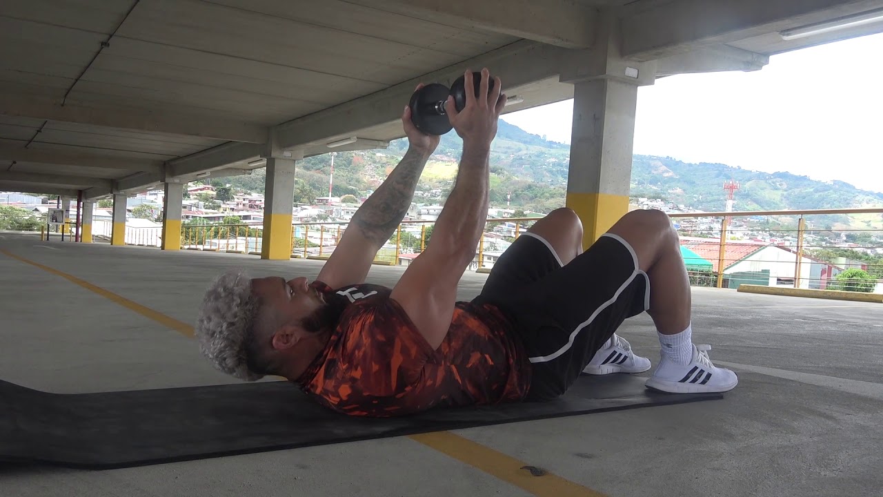 Crunch Abdominal mancuerna