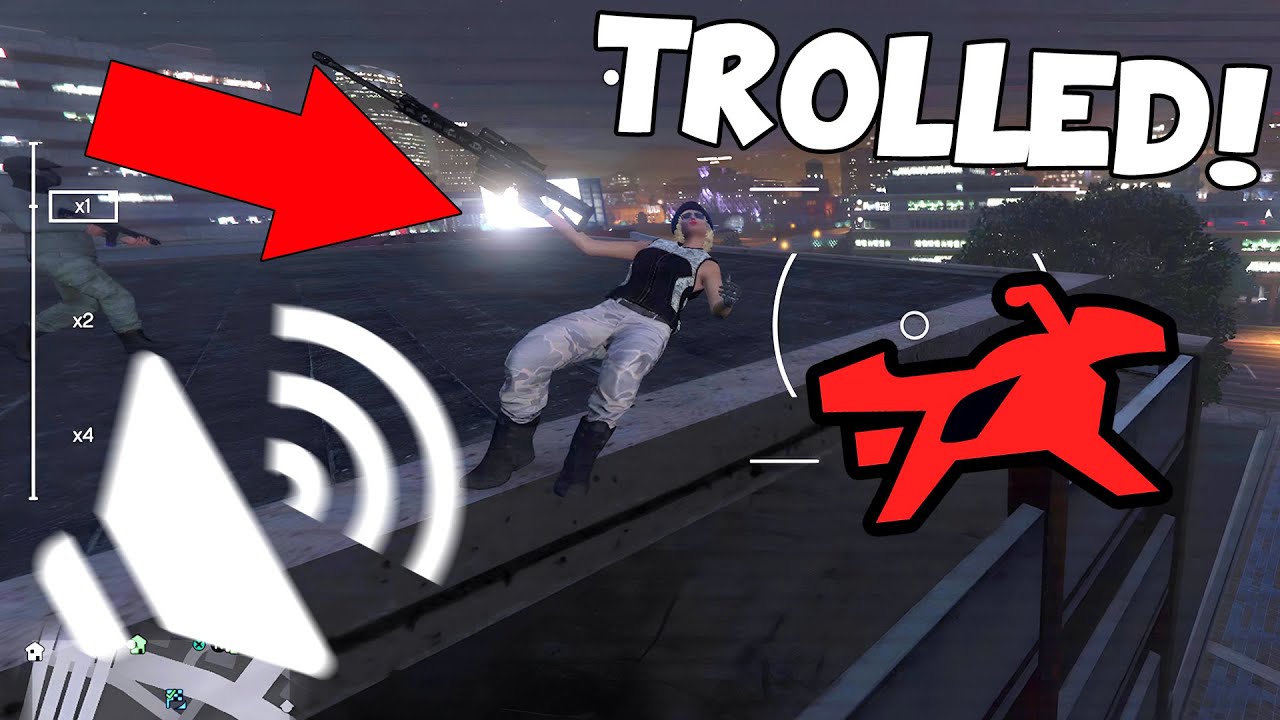 Издеваюсь над двумя самыми тупыми гриферами на MKII в GTA Online.