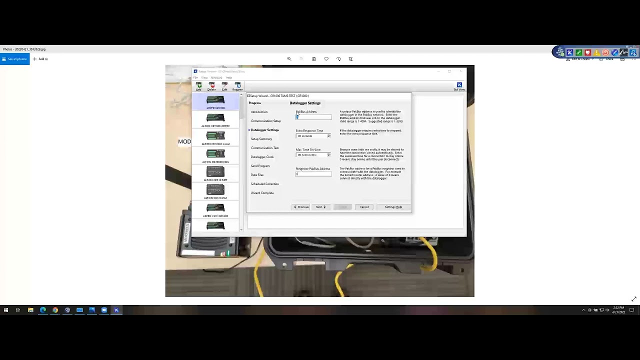 Connecting a Campbell Datalogger to On site Tribal Agency LoggerNet